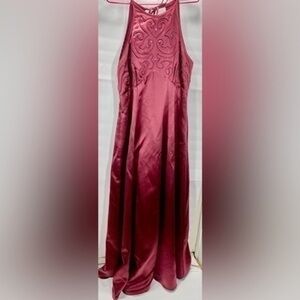MICHAEL ANGELO SPRAPLESS CRIMSON EVENINGS DRESS SIZE 14